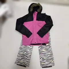 スノーボードウェア レディース　上下　ピンク　ゼブラ　SiROP