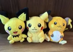 ポケモンフィット ピチュー・ピカチュウ・ライチュウセット 美品