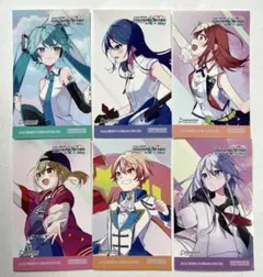 プロセカ　スポーツ報知　特典ステッカー　全6種