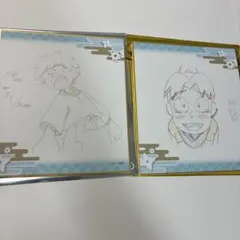 忍たま 体験展 任務振り返りの段 色紙 きり丸 乱太郎