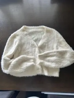 ニットカーディガン クリーム色 SHEIN