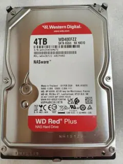 【美品】 WD Red Plus 4TB HDD 1669h CMR