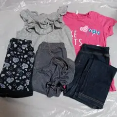 子供服 トップスとパンツ 5点セット 120cmまとめ売り【美品】