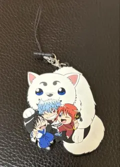 銀魂　つままれストラップ　銀さん＆神楽＆新八の万事屋銀ちゃん