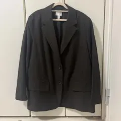 h&m シングルブレストブレザー M