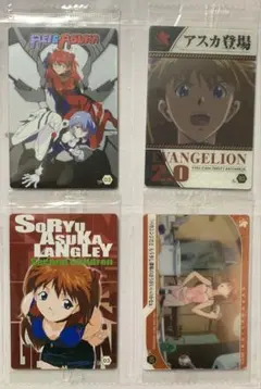 [EVA-348]エヴァンゲリオンウエハース アスカ+レイ 4枚セット