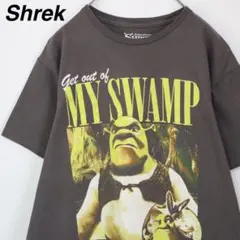 【シュレック】ムービーTシャツ 映画 アニメ ドリームワークス グレージュ L