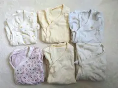 ベビーコンビ肌着/7点セット/西松屋・ユニクロ/50〜60/新生児