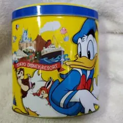 【美品】ディズニー　ドナルドダック　チョコレートクランチ　空き缶