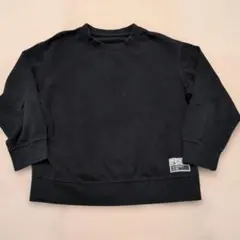 UNIQLO KIDS AIRism 長袖シャツ ブラック 120cmのサムネイル
