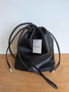 AMERICAN HOLIC ドロスト巾着ショルダーバッグ ブラックのサムネイル