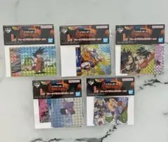 一番クジI賞ドラゴンボール フレークプリズムステッカー 5セット