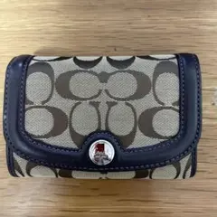 ひ*な様 Coach 三つ折り財布 ベージュとブラウン