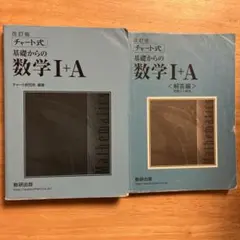 青チャート　チャート式　基礎からの数学Ⅰ+A