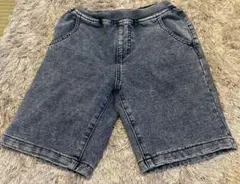 130　GU　ジーユー　ハーフパンツ　ショートパンツ　ジュニア　半ズボン　キッズ
