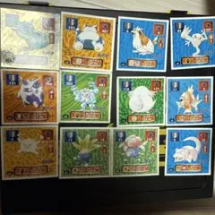 アマダ ポケモン 最強シール烈伝 ゴールド・プリズム計13枚セット
