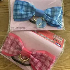 キミとアイドルプリキュア♪ チャーム付きリボンヘアゴム キュア　2点セット