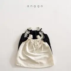 【 anggo 】 Flora One-Piece ワンピース　ブラック　Lのサムネイル