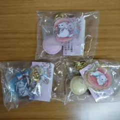 DALLOYAU マカロンチャーム付きキーホルダー 3種セットのサムネイル
