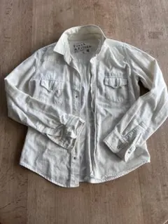 Frank & Eileen ホワイト長袖シャツ XS