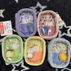 お文具といっしょ TAITO限定 フィギュア付きポーチ 全種セット