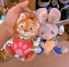 ズートピア ジュディ ニック ぬいぐるみストラップ2個セット - メルカリ