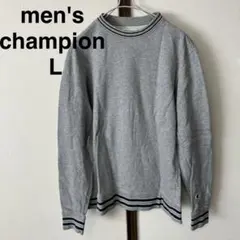メンズ　長袖　トレーナー　スウェット　チャンピオン　グレー　 L スポーツ