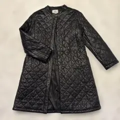 コノリコ　羊革 レザー キルティング　ブラック　コート