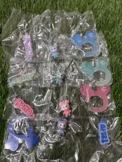 TWICE LOVELYS アクリルカラビナフロッキーマスコット　4つセット