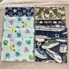 子供用マスク　年中〜低学年　ハンドメイド　８枚セット