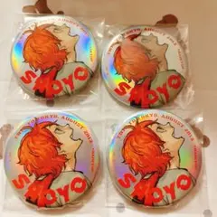 ハイキュー!! メタリック缶バッジ 日向翔陽 ジャンプGIGA 4個