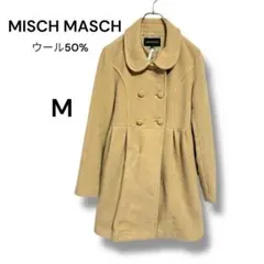 MISCH MASCH ウール混　フレア ダブルボタンコート かわいい系　38のサムネイル