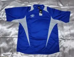【新品】umbro 半袖Tシャツ XOサイズ ブルー／ホワイト