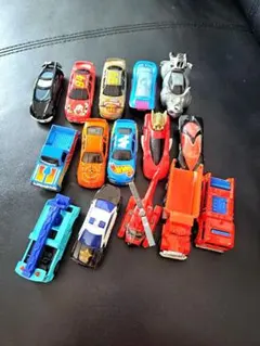 ミニカーセット 多色 スポーツカー 消防車