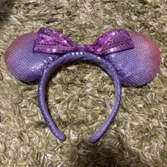 ミッキー耳カチューシャ スパンコール付き