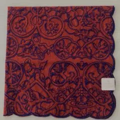 新品　ヴィヴィアンウエストウッド　エンブロイダリーハンカチ　総刺繍　日本製 新品 ヴィヴィアンウエストウッド エンブロイダリーハンカチ 総刺繍