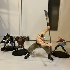 ワンピース フィギュア 4体セット　白ひげ　マルコ　ジョンズ　ビスタ