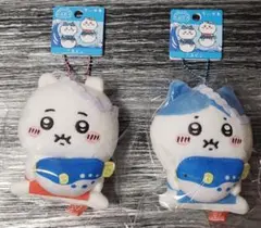 ご当地ちいかわ　ちいかわ　ハチワレ　山口限定　ふく　マスコット　ぬいぐるみ２点