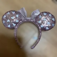 ミニーマウス　スパンコールカチューシャ