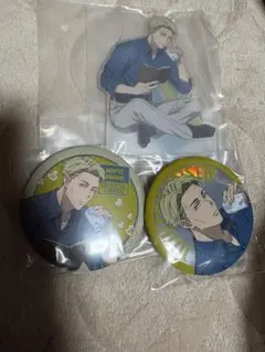 呪術廻戦　セガラッキーくじ　七海建人　アクリルスタンド　缶バッジ