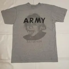 U.S.ARMY IPFU アインシュタイン 米軍 リメイク Tシャツ L