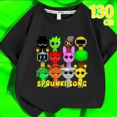 【新品】キッズ Tシャツ スプランキー ブラック 130