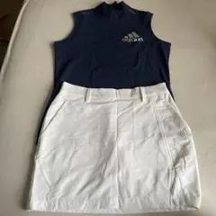 adidas golf ノースリーブとスカート サイズ　S