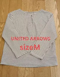 UNITED ARROWSチェック柄長袖シャツ　Mサイズ