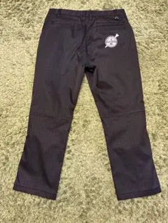 FILA ITALIA チェック柄 ゴルフパンツ ブラック　メンズ