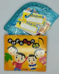七田式　かけざん九九のうた　CD／九九カード（誠文社）セット