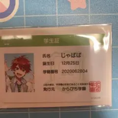 じゃぱぱさんぱらぴち学生証