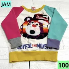 JAM 長袖 トレーナー カラフル マルチカラー 100