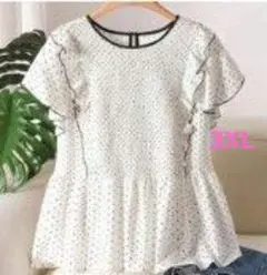新品未開封　3XL ドット柄　シャツのサムネイル