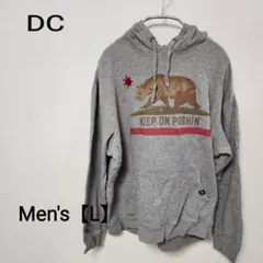 z6 【DC】 プリントパーカー（メンズL） グレー